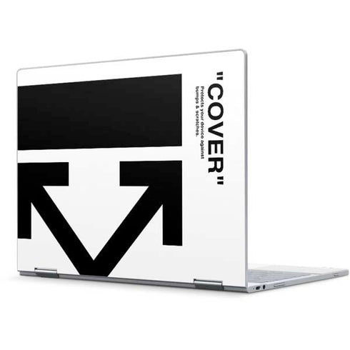 Black and White Arrows Pixelbook Skin